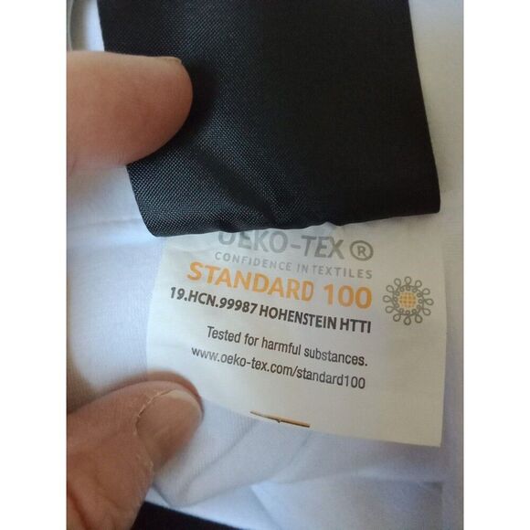 White Grommet Curtain Panels 52" x *82" Set of 2 by Lordtex - Picture 6 of 7